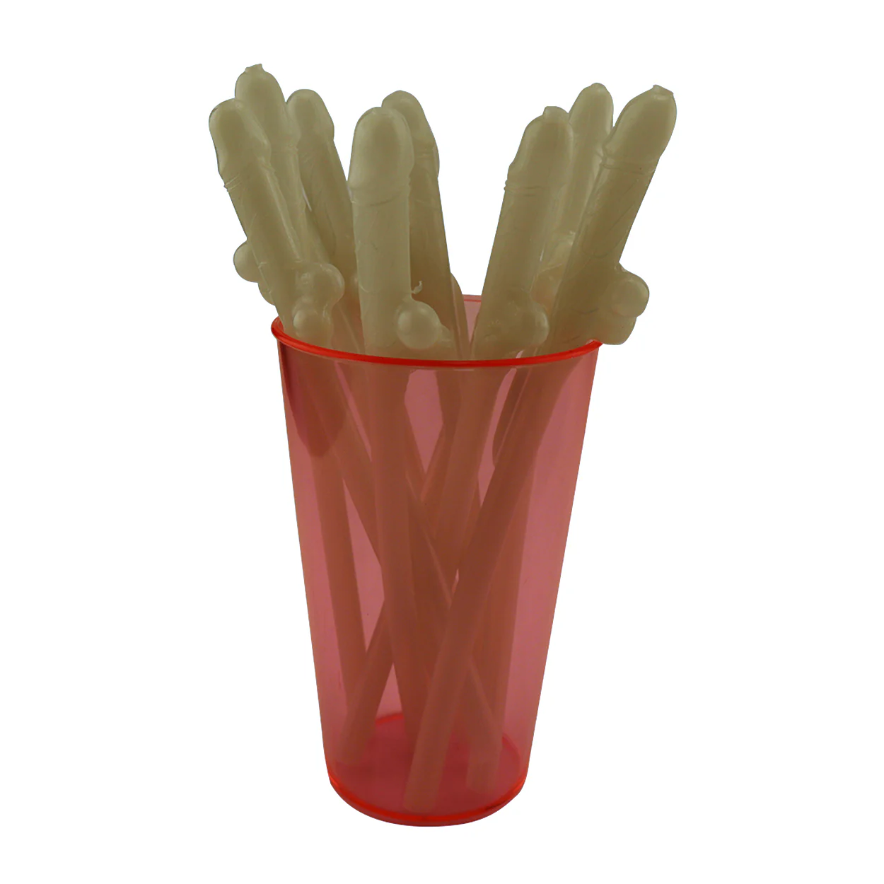 Glow in the Dark Penis Straws - Image 2