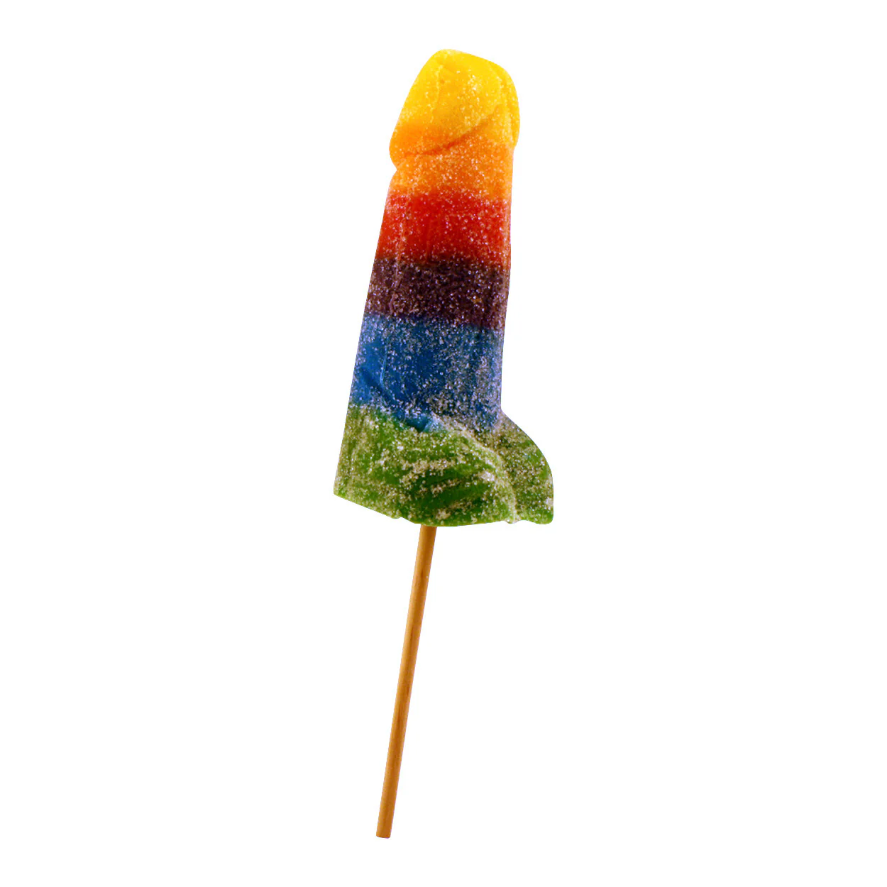Rainbow Jumbo Gummy Pecker - Image 4