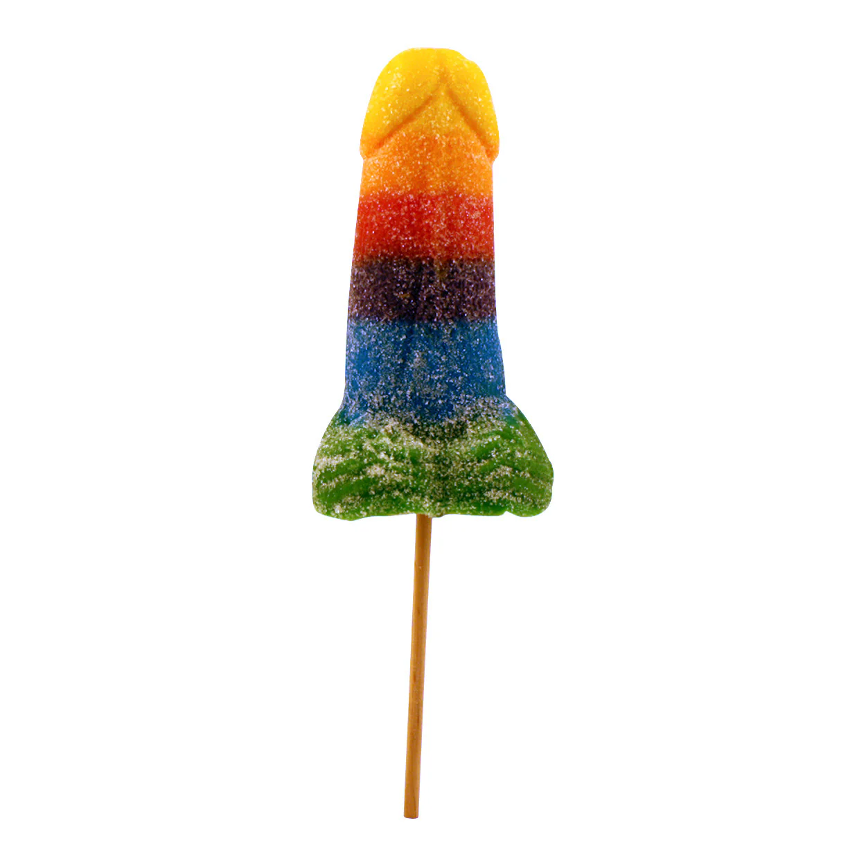 Rainbow Jumbo Gummy Pecker - Image 5