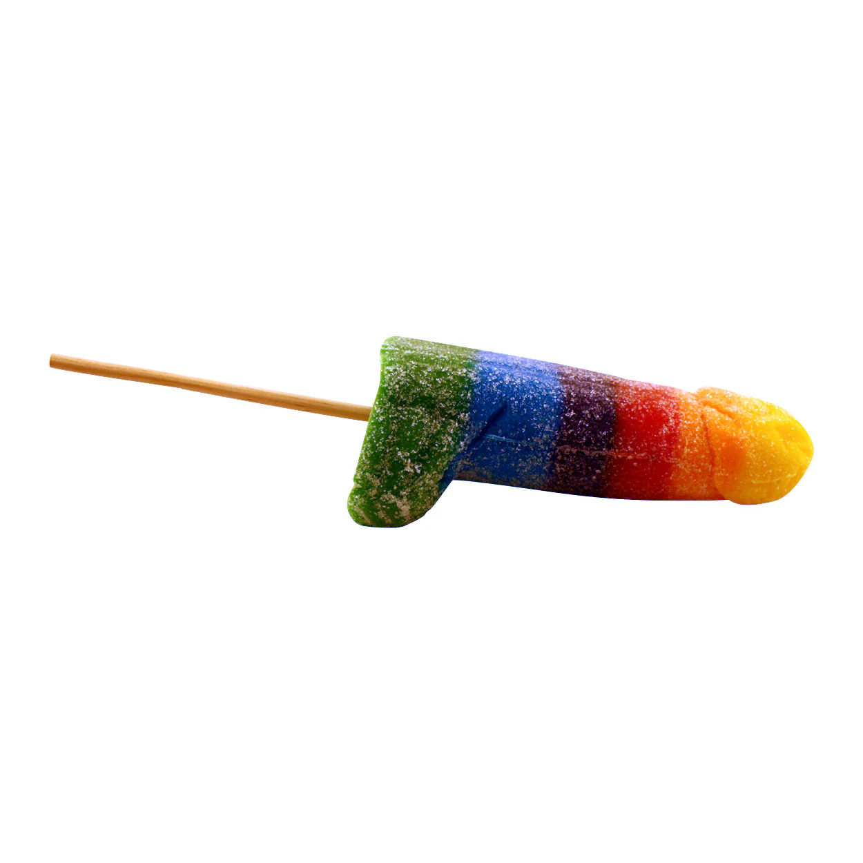 Rainbow Jumbo Gummy Pecker - Image 6