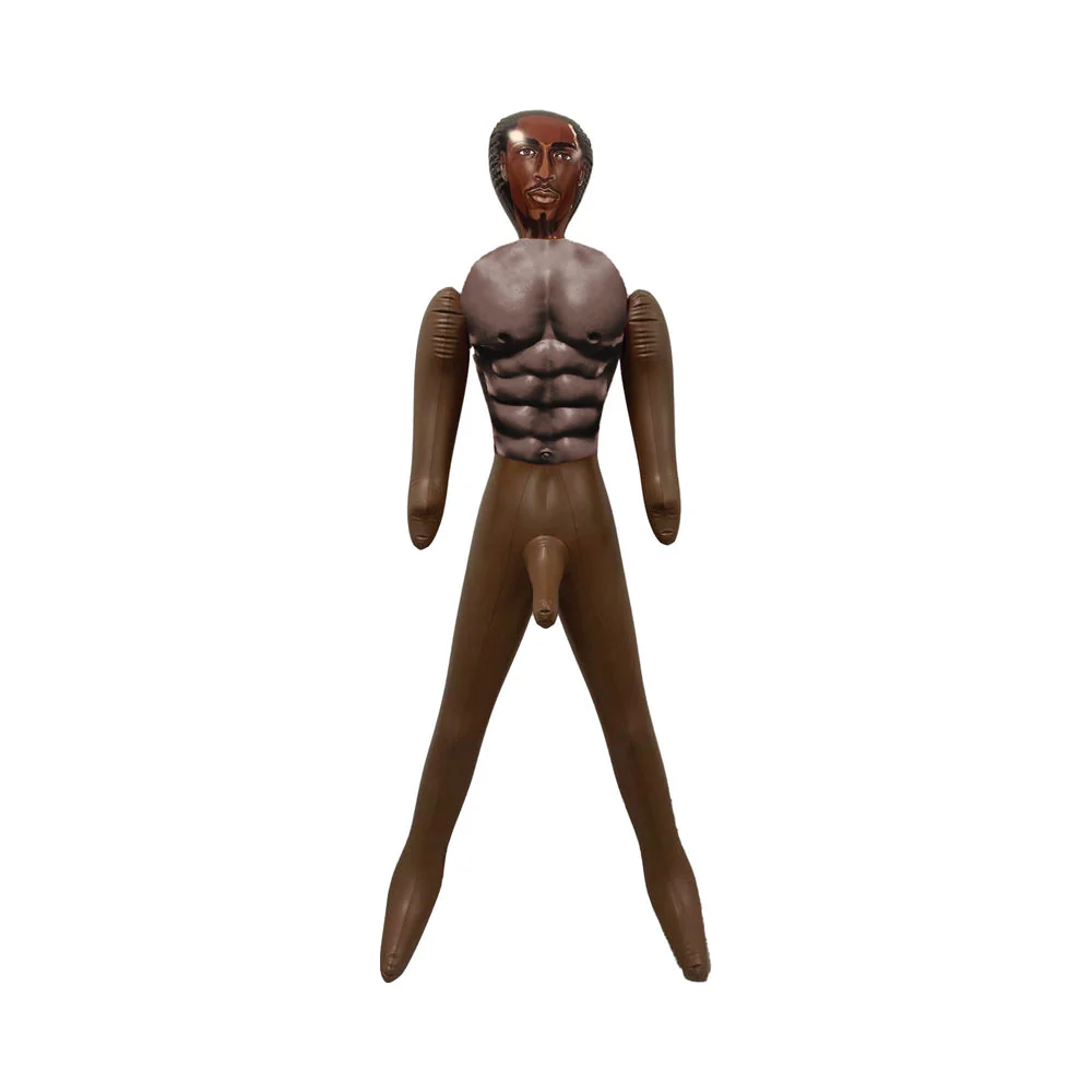 Muscular Black Inflatable Doll - Image 4